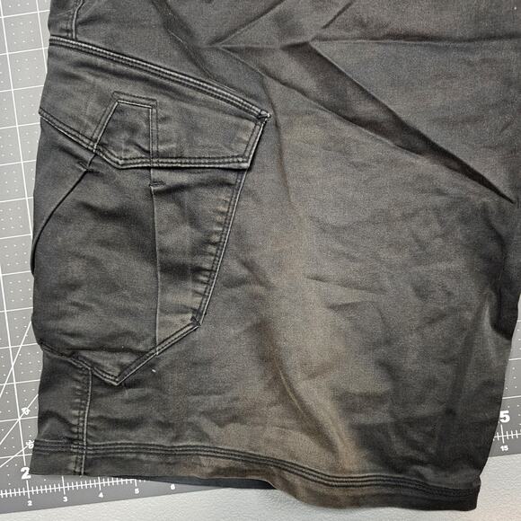 Fox Racing Shorts 36x13 Black Bike Cargo Demo Ranger Cycling Adjustable Grunge - Picture 3 of 15